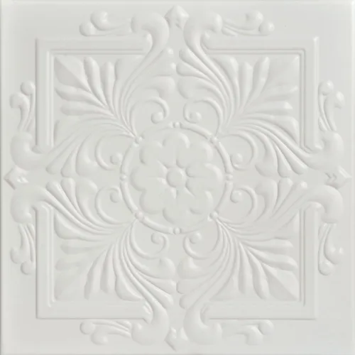 Miniatura 8 de À LA MAISON CEILINGS R14 - Azulejo victoriano de espuma para techo (128 pies cuadrados/caja), paquete de 48, oro blanco lavado