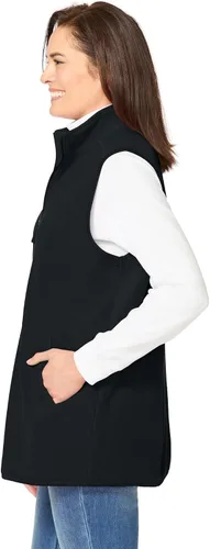 Miniatura 3 de Woman Within Chaqueta de forro polar con cremallera frontal para mujer talla extra grande