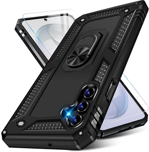 Miniatura 19 de Vaki Funda para Samsung Galaxy S22 5G con protector de pantalla integrado de grado militar, cubierta dura y resistente, funda resistente para Galaxy