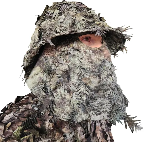 Miniatura 15 de QuikCamo Realtree & Mossy Oak 3D Leafy Camo - Sombrero de cubo para hombres, ciervos, patos y pavos (totalmente ajustable OSFM)