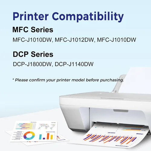 Miniatura 2 de TOKYOINK LC401XL - Cartuchos de tinta compatibles con Brother LC401 401XL, funciona con MFC-J1010DW MFC-J1012DW MFC-J1170DW (401 XL, 5 unidades)