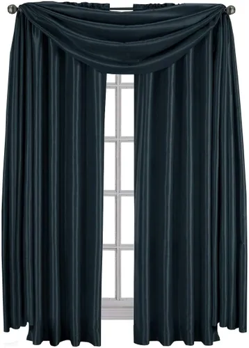 Miniatura 12 de Royal Hotel Bedding Soho cenefa recta blanca, patrón sólido, 70 x 17 pulgadas Blanco