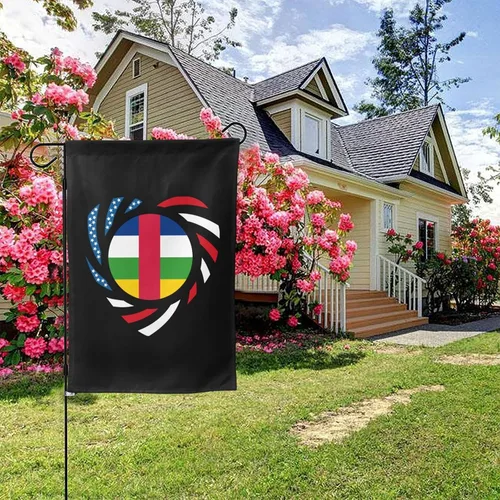 Miniatura 5 de We Heart America And Central African Republic Love Forever Garden Flag 28"x40" Inch Double Sided Garden Flags Home Lawn Outdoor Decor Flags Party