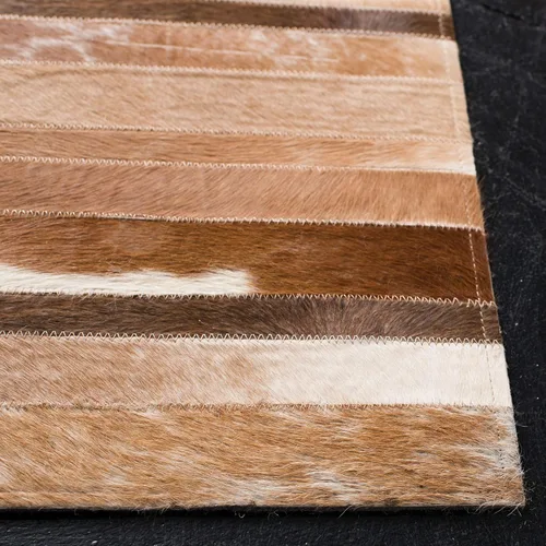 Miniatura 4 de SAFAVIEH Studio Leather Collection STL218B - Alfombra moderna hecha a mano de mediados de siglo para entrada, vestíbulo, sala de estar, dormitorio