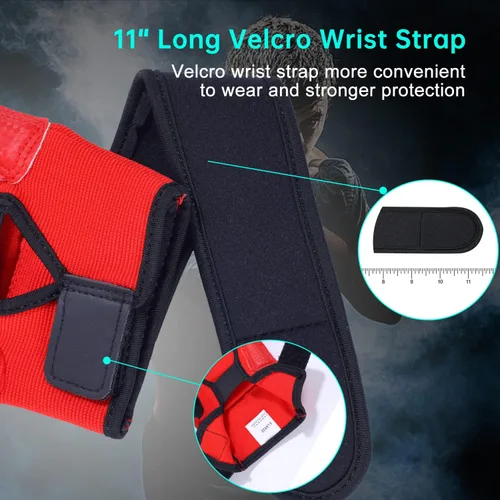 Miniatura 4 de Kickboxing Sparring Gloves TKD Gloves for Men Women Half Finger Boxing Gloves Fighting Gloves Boxing Gloves for Punching Bag Training Gloves for Men