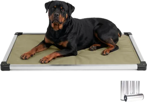 Miniatura 15 de K9 Ballistics - Cama para jaula de perro, a prueba de mordiscos, acolchada y blindada, prácticamente indestructible, patas incluidas