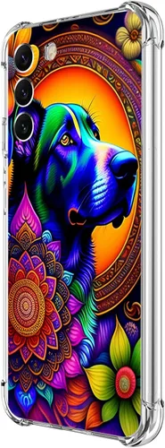 Miniatura 18 de Funda para Galaxy S23, diseño de mariposas azules, rosas, protección contra caídas, a prueba de golpes, de cuerpo completo, resistente a