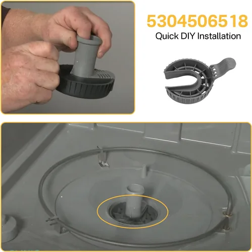 Miniatura 3 de Showingo Filtro de drenaje para lavavajillas 5304506518 154252701 compatible con lavavajillas Frigidaire, trampa de tierra para lavavajillas que