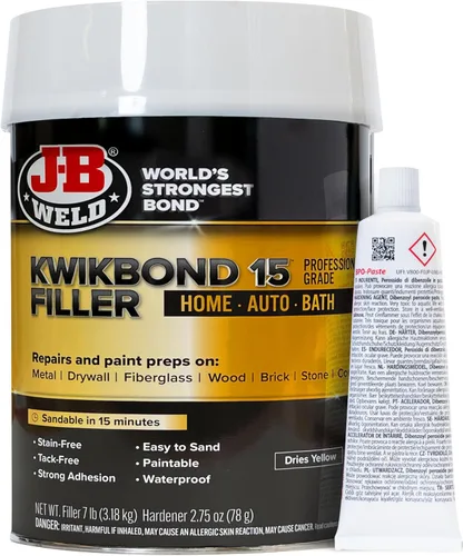 Miniatura 2 de J-B Weld KwikBond - Llenadora de 15 minutos, grado profesional