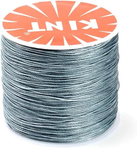 Miniatura 16 de Cordón de poliéster encerado de 119 yardas de 0.020 in, cuentas gruesas y coloridas pulseras de hilo trenzado para macramé para fabricación