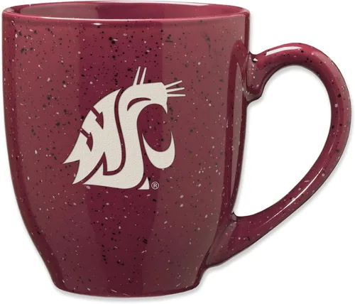 Miniatura 274 de Rico Industries NCAA Virginia Tech Hokies Maroon - Taza de café de cerámica grabada con láser, color del equipo, 16 onzas