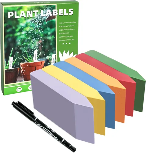 Etiquetas de plantas de 4 pulgadas, 600 unidades, etiquetas de plástico para nombre de plantas para plántulas, etiquetas de jardín, marcadores,