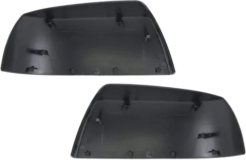 Miniatura 2 de Juego de tapas de espejo negro texturizadas LH y RH compatibles con Toyota Sequoia Tundra