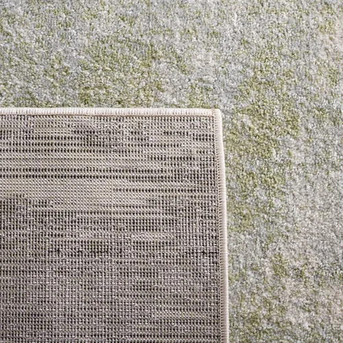 Miniatura 3 de SAFAVIEH Tulum Collection - Tapete de 2 x 8 pies, color marfil y salvia, diseño abstracto moderno, no desprende pelusa y fácil de limpiar, ideal