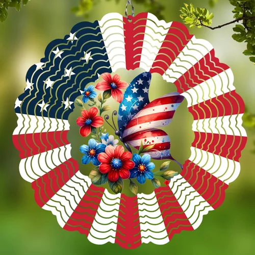 Molinillos de viento para exteriores, regalos de cumpleaños para mujeres y madres, mariposas colgantes, molinillo de viento 3D de 12 pulgadas para