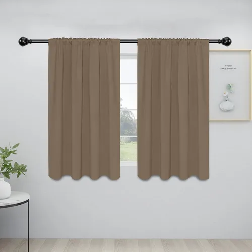 Miniatura 77 de Easy-Going - Cortinas opacas con bolsillo para varilla para el dormitorio, cortinas para ventanas que oscurecen la habitación o la sala de estar