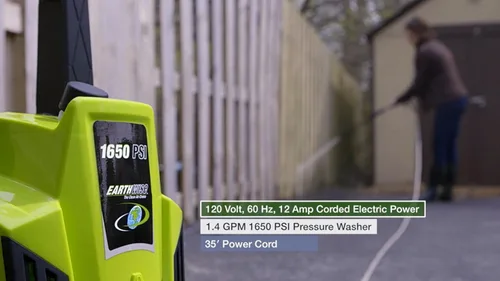 Miniatura 8 de Earthwise PW16503 1650 PSI 1.4 GPM Lavadora a presión eléctrica