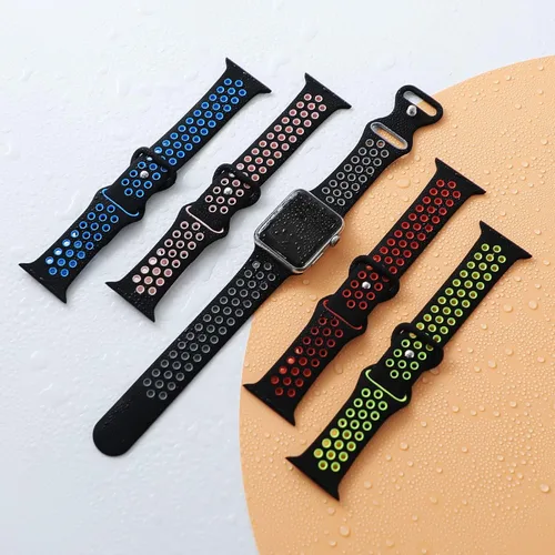 Miniatura 5 de Correa deportiva para correas de Apple Watch de 1.811 in 1.654 in 1.772 in 1.614 in 1.732 in 1.575 in 1.496 in Ultra/2 1.929 in para mujeres