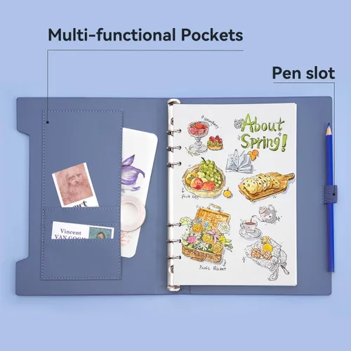 Miniatura 6 de Libro de bocetos de acuarela Lightwish, 100% algodón, sin ácidos, diario de acuarela, papel de acuarela de 300 gsm/140 lb prensado en frío