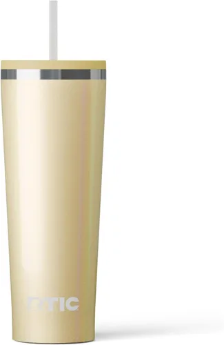 Miniatura 45 de RTIC Vaso Térmico Diario de 20 onzas de Acero Inoxidable Portátil con Aislamiento, Taza de Café de Viaje con Pajita, Forro de Cerámica, Tapa