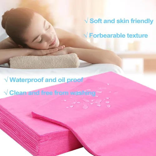 Miniatura 2 de 100 sábanas para mesa de masaje, 31 x 71 pulgadas, impermeables, desechables, de tela no tejida, funda protectora transpirable para terapia