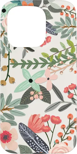 Miniatura 13 de Funda con diseño floral botánico de jardín colorido para iPhone 14