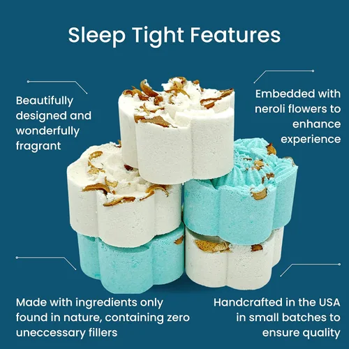 Miniatura 8 de SLEEP WELL - Bombas de ducha extra fuerte con lavanda, Neroli – Mezcla de aceites esenciales para el sueño, vaporizadores de ducha de aromaterapia