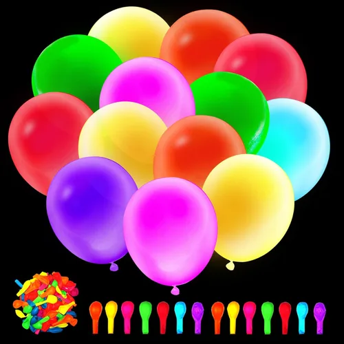 Miniatura 164 de Voircoloria - Globos azul bebé claro, paquete de 66 globos de 12 pulgadas de látex para fiestas para niños y niñas, para cumpleaños, baby shower, 16