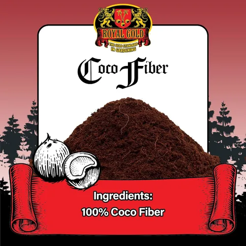 Miniatura 2 de Royal Gold Medio de cultivo de jardín sin suelo de fibra de coco, 1.76 pies cúbicos, para promover el crecimiento saludable de las plantas