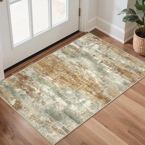 Miniatura 71 de GENIMO Alfombra antideslizante de 2 x 6 pies, lavable para pasillos de cocina, alfombras de cocina modernas abstractas, alfombra ligera de pelo bajo