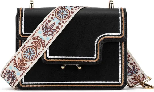 Miniatura 105 de ZOOEASS - Correa de repuesto para cartera, para colgar en el hombro o para cruzar, ancha y ajustable, de lona