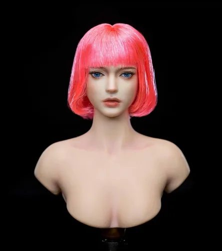 Miniatura 6 de Esculpe de cabeza femenina a escala 1/6, figura de acción de anime de belleza para niña, cabeza tallada para soldado femenino de 12 pulgadas, PH TBL