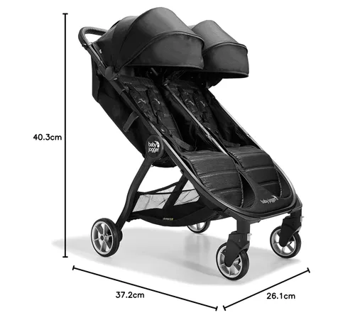 Miniatura 16 de Baby Jogger City Tour 2 Cochecito Doble Compacto y Elegante con Diseño para Gemelos con Características Fáciles de Maniobrar Ideal para Niños