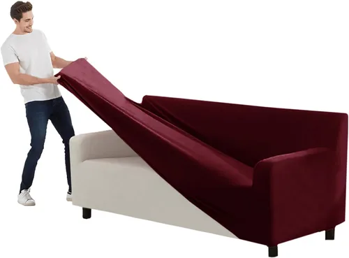 Miniatura 308 de Funda para Sofá de Terciopelo, Fundas Elásticas para Sofá para Funda Principal Separada/Respaldos y Cojines de Asiento, Funda para Sofá, para Fundas