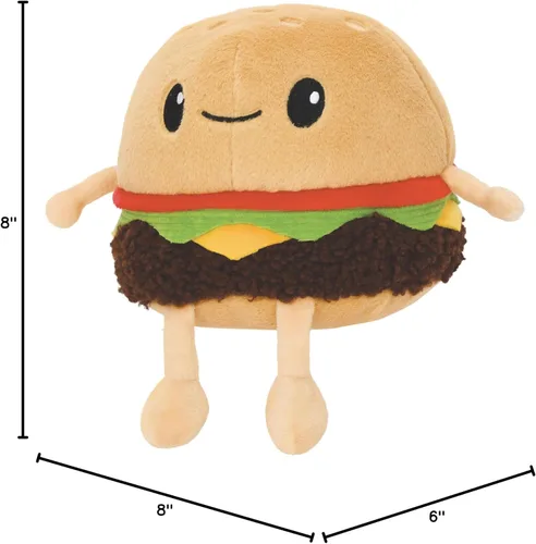 Miniatura 10 de iscream Screamsicles Kawaii Snack Shack - Peluche de 8 pulgadas, hamburguesa con queso