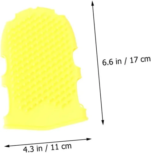 Miniatura 5 de FOMIYES 2 unids cepillo de guante de baño cuerpo de silicona exfoliante masajeador de mano guantes de ducha exfoliante guante de ducha exfoliante