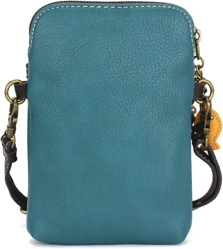 Miniatura 3 de CHALA Cat Collection Cell Phone Crossbody Purse-Women PU LeatherCanvas Multicolor Handbag with Adjustable Strap