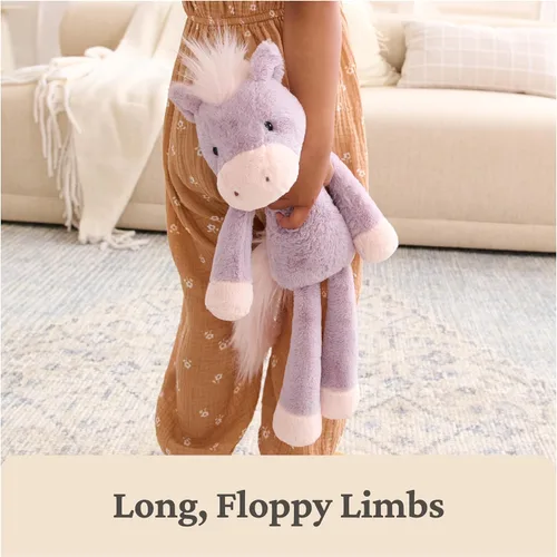 Miniatura 4 de GUND Amigos para llevar de peluche, juguete de caballo de peluche Penni Pony, caballo de juguete para edades de 1 año en adelante, lila, 15 pulgadas