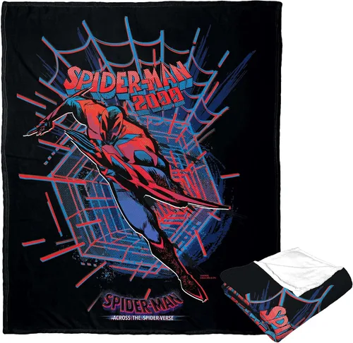 Miniatura 2 de Northwest Spider-Man - Manta de seda táctil, 50 x 60 pulgadas, color pavtir