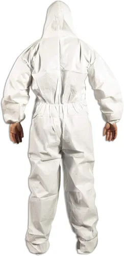 Miniatura 3 de Quest Barrierwear - Overol desechable para hombres y mujeres, traje protector para materiales peligrosos