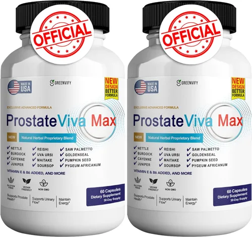 Miniatura 7 de ProstateViva Max Suplementos de próstata para hombres, flujo urinario natural y apoyo de la vejiga, 60 cápsulas