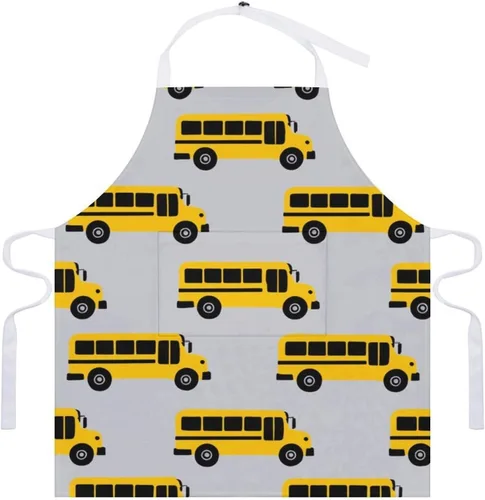 Miniatura 7 de Divertido babero de cocina para mujer, resistente al aceite con bolsillo, delantal para hornear manualidades Color (650)