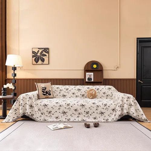 Miniatura 78 de ROOMLIFE Manta Funda Azteca Bohemia para Sofá, Decoración del Hogar Estilo Granja, Fundas de Sofá para Loveseat, Sofás de 2/3 Cojines, Apta