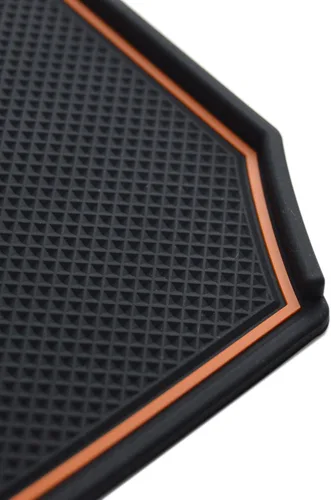 Miniatura 3 de Alfombrillas de silicona para Subaru Crosstrek Accesorios 2012-2017 Forester 2014-2018 XV Impreza 2012-2016 Interior Dash Pad Liner anaranjado