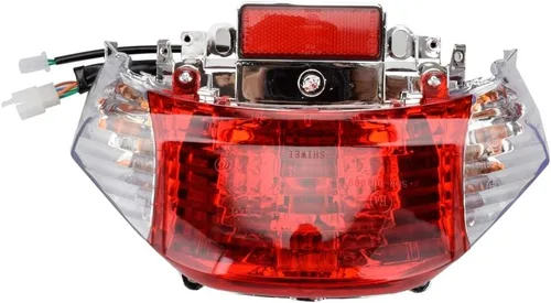 Miniatura 5 de HIAORS Luz trasera de 12V 5W Conjunto de lámpara de señal de giro para 4 tiempos GY6 49cc 50cc Sunny Jonway Roketa BAJA IceBear Shenke Chuanl TaoTao
