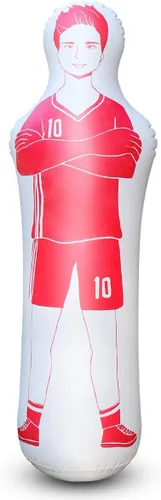 Miniatura 10 de sailupxinyuan Inflatable Soccer Dummy Goalkeepr Air Mannequin Free Kick Wall Goalkeeper Defender Training