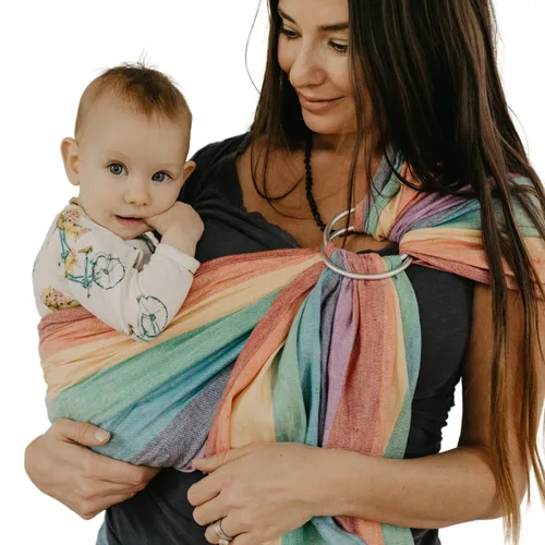 Miniatura 23 de Transportador de bebé con eslinga anillo soporte para cadera para bebés y niños pequeños, Rocky Mountain