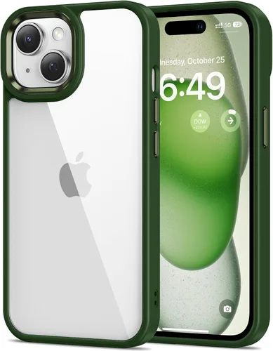 Miniatura 30 de HOOMIL Funda para iPhone 7 Plus/iPhone 8 Plus de 5.5 pulgadas, no amarillea, protección contra caídas, cubierta trasera dura transparente