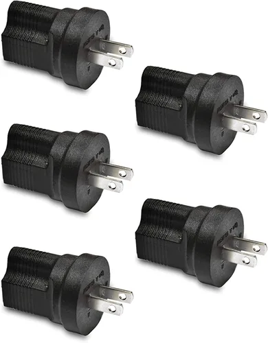 Miniatura 12 de Ceptics Japón, Filipinas NEMA 1-15 Adaptador de Enchufe de Energía para Viaje Acepta NEMA 5-15R - Certificado ETL - Grado Industrial (IG-6)
