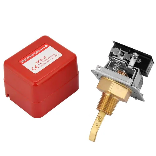 Miniatura 8 de 1/2" interruptor de agua, HFS-15 rosca ajustable doble tiro SPDT 220VAC 15A control de agua 1.0Mpa